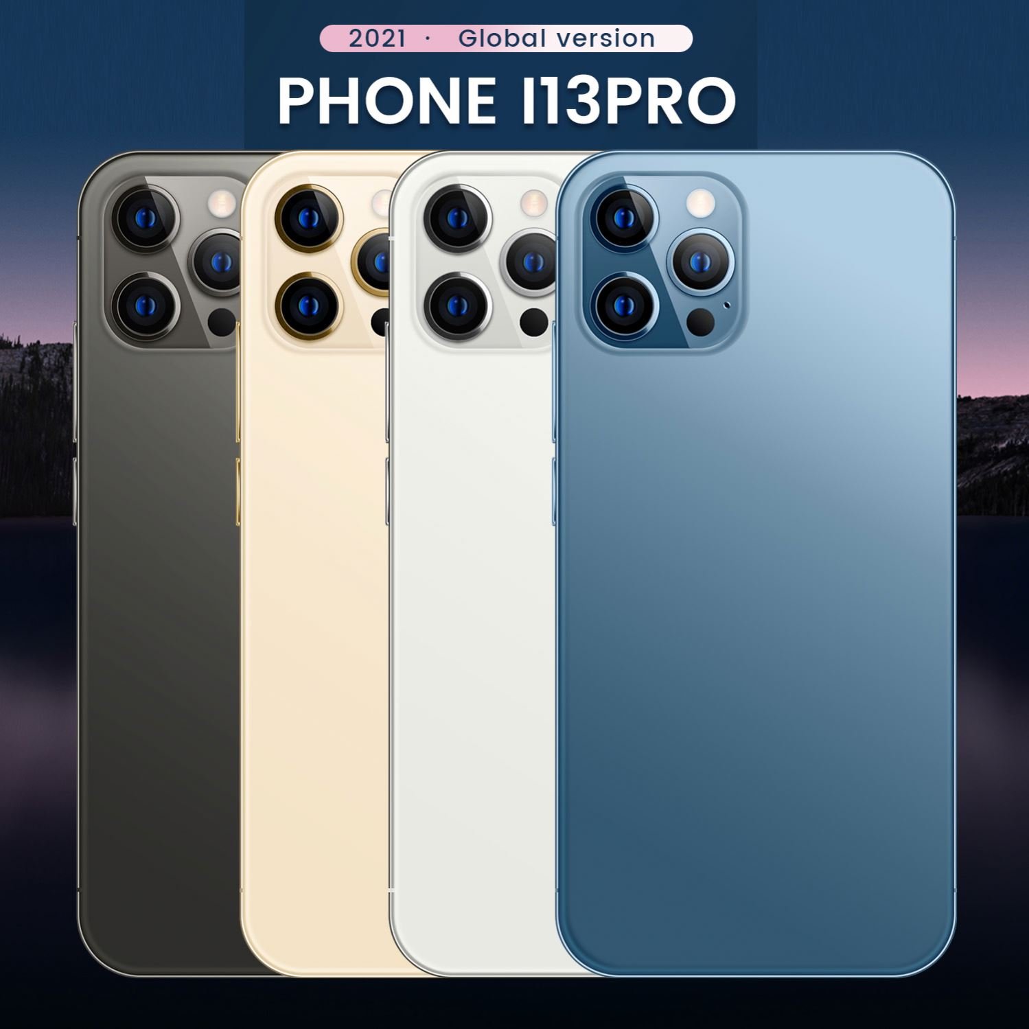 Original 13 Pro Max 6.7 inch 16GB + 512GB smartphone 10 core 5G LET HD screen face ID Global version mobile phone